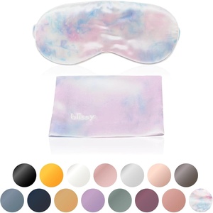 image:imageBlissy Silk Sleep Mask  Eye Sleeping Mask for Women amp Men for Total Blackout  100 Pure Mulberry Silk 22 Momme 6a Fibers  Blindfold Sleep Mask Side Sleeper Eye Cover LavenderTie Dye