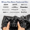 image:imageBLISSY Cascade Silk BonnetBlack