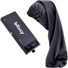 image:imageBLISSY Cascade Silk BonnetBlack