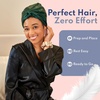 image:imageBLISSY Silk Bonnet For Sleeping For Long And Curly Hair  100 Pure Mulberry Silk 22 Momme 6a Highgrade FibersEmerald