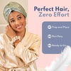 image:imageBLISSY Silk Bonnet For Sleeping For Long And Curly Hair  100 Pure Mulberry Silk 22 Momme 6a Highgrade FibersMatcha