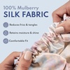 image:imageBLISSY Silk Bonnet For Sleeping For Long And Curly Hair  100 Pure Mulberry Silk 22 Momme 6a Highgrade FibersTie Dye