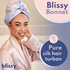image:imageBLISSY Silk Bonnet For Sleeping For Long And Curly Hair  100 Pure Mulberry Silk 22 Momme 6a Highgrade FibersTie Dye