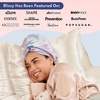 image:imageBLISSY Silk Bonnet For Sleeping For Long And Curly Hair  100 Pure Mulberry Silk 22 Momme 6a Highgrade FibersTie Dye
