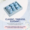 image:imageBlissy Silk Scrunchies 3 Pack  100 Pure Mulberry Silk  22 Momme 6A HighGrade Fibers Scrunchie for Straight amp Curly Hair BlackGoldPink RegularSky Blue