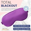 image:imageBlissy Silk Sleep Mask  Eye Sleeping Mask for Women amp Men for Total Blackout  100 Pure Mulberry Silk 22 Momme 6a Fibers  Blindfold Sleep Mask Side Sleeper Eye Cover Royal PurpleRoyal Purple