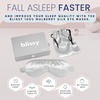 image:imageBlissy Silk Sleep Mask  Eye Sleeping Mask for Women amp Men for Total Blackout  100 Pure Mulberry Silk 22 Momme 6a Fibers  Blindfold Sleep Mask Side Sleeper Eye Cover Royal PurpleSilver