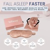 image:imageBlissy Silk Sleep Mask  Eye Sleeping Mask for Women amp Men for Total Blackout  100 Pure Mulberry Silk 22 Momme 6a Fibers  Blindfold Sleep Mask Side Sleeper Eye Cover Royal PurpleRose