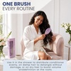 image:imageBlissy Detangling Brush for Curly Thick amp Natural Hair  Flexible Silicone Bristle Hair Brush for Women Wet amp Dry UseLavender