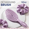 image:imageBlissy Detangling Brush for Curly Thick amp Natural Hair  Flexible Silicone Bristle Hair Brush for Women Wet amp Dry UseLavender