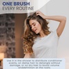 image:imageBlissy Detangling Brush for Curly Thick amp Natural Hair  Flexible Silicone Bristle Hair Brush for Women Wet amp Dry UseTeal