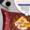 image:imageBlissy Silk Pillowcase  100 Pure Mulberry Silk  22 Momme 6A HighGrade Fibers  Silk Pillow Cover for Hair amp Skin  Regular Queen amp King Emerald StandardHarry Potter  Marauders Map