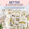image:imageBlissy Silk Pillowcase  100 Pure Mulberry Silk  22 Momme 6A HighGrade Fibers  Silk Pillow Cover for Hair amp Skin  Regular Queen amp King Emerald StandardNicole Miller  Ny to Paris