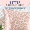 image:imageBlissy Silk Pillowcase  100 Pure Mulberry Silk  22 Momme 6A HighGrade Fibers  Silk Pillow Cover for Hair amp Skin  Regular Queen amp King Emerald StandardNicole Miller  Mauve Cheetah