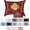 image:imageBlissy Silk Pillowcase  100 Pure Mulberry Silk  22 Momme 6A HighGrade Fibers  Silk Pillow Cover for Hair amp Skin  Regular Queen amp King Emerald StandardHarry Potter  Marauders Map