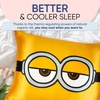 image:imageBlissy Silk Pillowcase  100 Pure Mulberry Silk  22 Momme 6A HighGrade Fibers  Silk Pillow Cover for Hair amp Skin  Regular Queen amp King Emerald StandardMinion