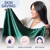 image:imageBlissy Silk Pillowcase  100 Pure Mulberry Silk  22 Momme 6A HighGrade Fibers  Silk Pillow Cover for Hair amp Skin  Regular Queen amp King Emerald StandardEmerald