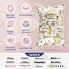 image:imageBlissy Silk Pillowcase  100 Pure Mulberry Silk  22 Momme 6A HighGrade Fibers  Silk Pillow Cover for Hair amp Skin  Regular Queen amp King Emerald StandardNicole Miller  Ny to Paris