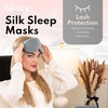 image:imageBlissy Silk Sleep Mask Profile  100 Pure Mulberry Silk 22 Momme 6A Fibers Silk Eye Sleeping Mask for Women amp Men for Total Blackout  Blindfold Silk Sleep Mask Side Sleeper Eye Cover GreyGrey