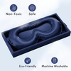 image:imageBlissy Silk Sleep Mask Profile  100 Pure Mulberry Silk 22 Momme 6A Fibers Silk Eye Sleeping Mask for Women amp Men for Total Blackout  Blindfold Silk Sleep Mask Side Sleeper Eye Cover GreyBlue