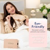 image:imageBlissy Silk Sleep Mask Profile  100 Pure Mulberry Silk 22 Momme 6A Fibers Silk Eye Sleeping Mask for Women amp Men for Total Blackout  Blindfold Silk Sleep Mask Side Sleeper Eye Cover GreyChampagne