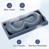 image:imageBlissy Silk Sleep Mask Profile  100 Pure Mulberry Silk 22 Momme 6A Fibers Silk Eye Sleeping Mask for Women amp Men for Total Blackout  Blindfold Silk Sleep Mask Side Sleeper Eye Cover GreyAsh Blue
