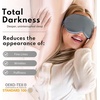image:imageBlissy Silk Sleep Mask Profile  100 Pure Mulberry Silk 22 Momme 6A Fibers Silk Eye Sleeping Mask for Women amp Men for Total Blackout  Blindfold Silk Sleep Mask Side Sleeper Eye Cover GreyGrey
