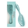 image:imageBlissy Detangling Brush for Curly Thick amp Natural Hair  Flexible Silicone Bristle Hair Brush for Women Wet amp Dry UseBlue