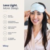 image:imageBlissy Silk Sleep Mask  Eye Sleeping Mask for Women amp Men for Total Blackout  100 Pure Mulberry Silk 22 Momme 6a Fibers  Blindfold Sleep Mask Side Sleeper Eye Cover OliveSky Blue