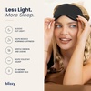 image:imageBlissy Silk Sleep Mask  Eye Sleeping Mask for Women amp Men for Total Blackout  100 Pure Mulberry Silk 22 Momme 6a Fibers  Blindfold Sleep Mask Side Sleeper Eye Cover OliveBlack