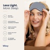 image:imageBlissy Silk Sleep Mask  Eye Sleeping Mask for Women amp Men for Total Blackout  100 Pure Mulberry Silk 22 Momme 6a Fibers  Blindfold Sleep Mask Side Sleeper Eye Cover OliveAsh Blue