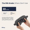 image:imageBlissy Silk Sleep Mask  Eye Sleeping Mask for Women amp Men for Total Blackout  100 Pure Mulberry Silk 22 Momme 6a Fibers  Blindfold Sleep Mask Side Sleeper Eye Cover OliveGrey