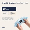 image:imageBlissy Silk Sleep Mask  Eye Sleeping Mask for Women amp Men for Total Blackout  100 Pure Mulberry Silk 22 Momme 6a Fibers  Blindfold Sleep Mask Side Sleeper Eye Cover OliveSky Blue