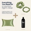 image:imageBlissy Silk Sleep Mask  Eye Sleeping Mask for Women amp Men for Total Blackout  100 Pure Mulberry Silk 22 Momme 6a Fibers  Blindfold Sleep Mask Side Sleeper Eye Cover OliveOlive