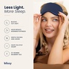 image:imageBlissy Silk Sleep Mask  Eye Sleeping Mask for Women amp Men for Total Blackout  100 Pure Mulberry Silk 22 Momme 6a Fibers  Blindfold Sleep Mask Side Sleeper Eye Cover OliveBlue