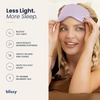 image:imageBlissy Silk Sleep Mask  Eye Sleeping Mask for Women amp Men for Total Blackout  100 Pure Mulberry Silk 22 Momme 6a Fibers  Blindfold Sleep Mask Side Sleeper Eye Cover OliveLavender