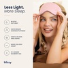 image:imageBlissy Silk Sleep Mask  Eye Sleeping Mask for Women amp Men for Total Blackout  100 Pure Mulberry Silk 22 Momme 6a Fibers  Blindfold Sleep Mask Side Sleeper Eye Cover OlivePink
