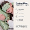 image:imageBlissy Silk Sleep Mask  Eye Sleeping Mask for Women amp Men for Total Blackout  100 Pure Mulberry Silk 22 Momme 6a Fibers  Blindfold Sleep Mask Side Sleeper Eye Cover OliveOlive
