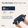 image:imageBlissy Silk Sleep Mask  Eye Sleeping Mask for Women amp Men for Total Blackout  100 Pure Mulberry Silk 22 Momme 6a Fibers  Blindfold Sleep Mask Side Sleeper Eye Cover OliveBlue