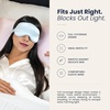 image:imageBlissy Silk Sleep Mask  Eye Sleeping Mask for Women amp Men for Total Blackout  100 Pure Mulberry Silk 22 Momme 6a Fibers  Blindfold Sleep Mask Side Sleeper Eye Cover OliveSky Blue
