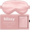 image:imageBlissy Silk Sleep Mask  Eye Sleeping Mask for Women amp Men for Total Blackout  100 Pure Mulberry Silk 22 Momme 6a Fibers  Blindfold Sleep Mask Side Sleeper Eye Cover OlivePink