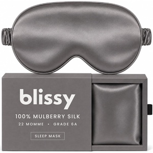 image:imageBlissy Silk Sleep Mask  Eye Sleeping Mask for Women amp Men for Total Blackout  100 Pure Mulberry Silk 22 Momme 6a Fibers  Blindfold Sleep Mask Side Sleeper Eye Cover OliveGrey